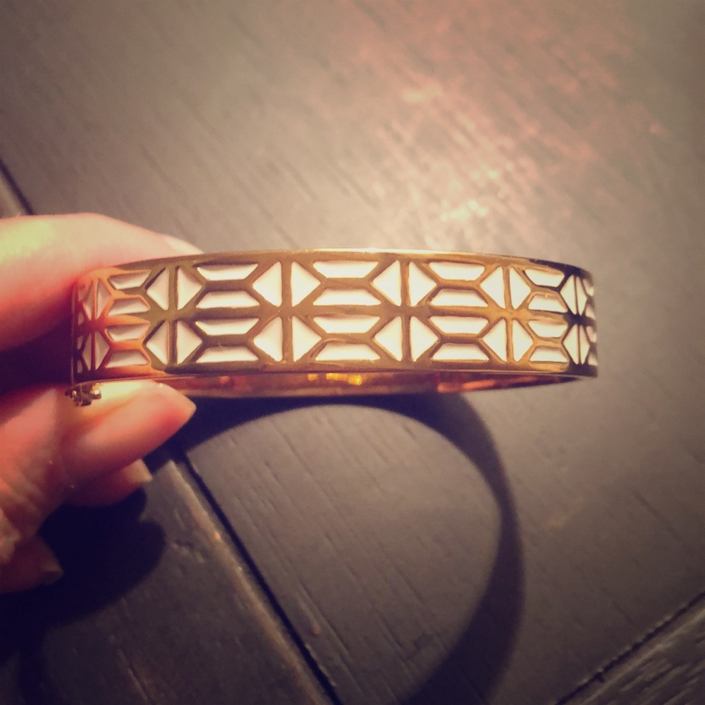 Stella and dot golf and white cuff